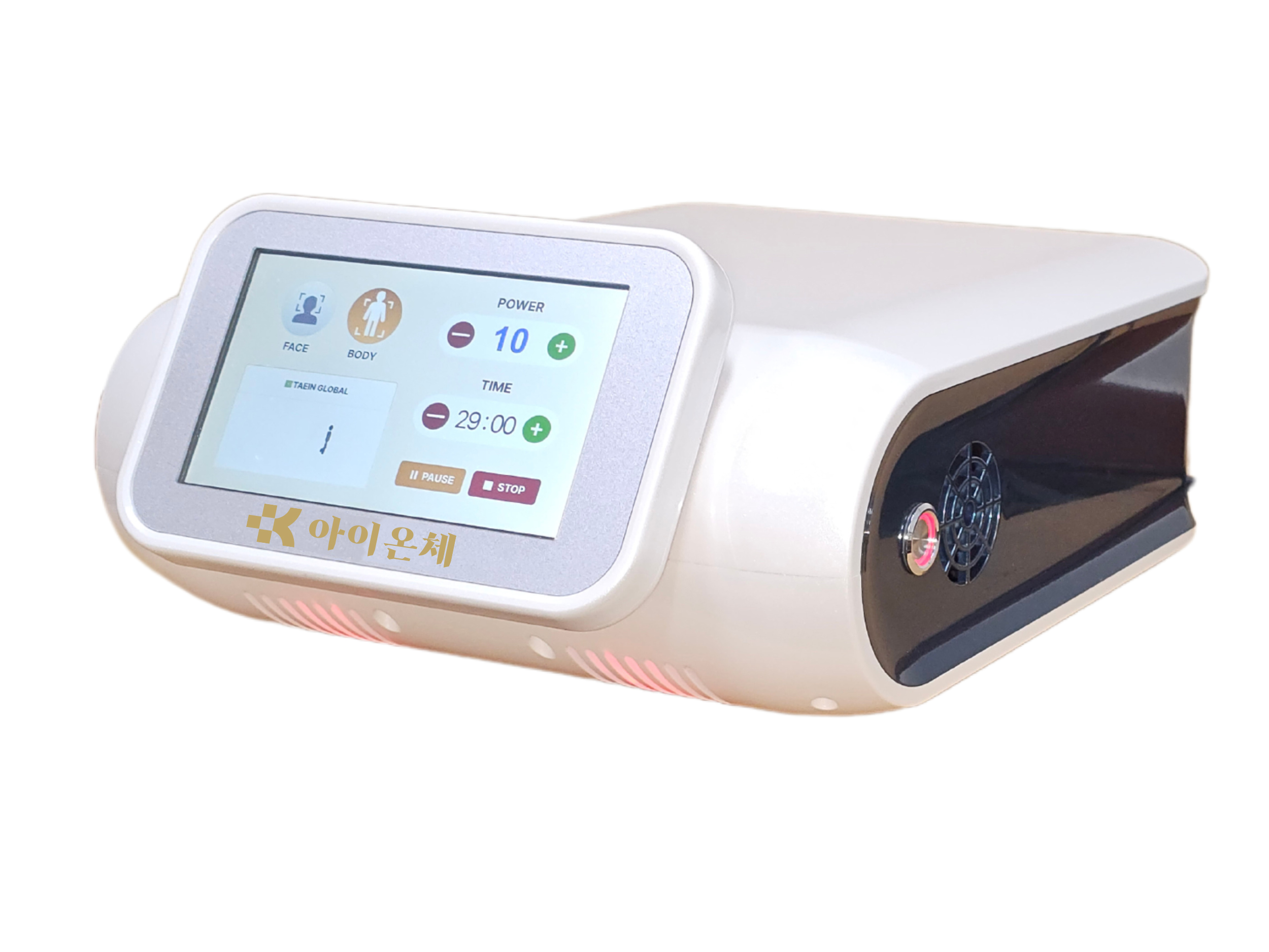 아이온체 고주파 의료기기 터치스크린 인터페이스